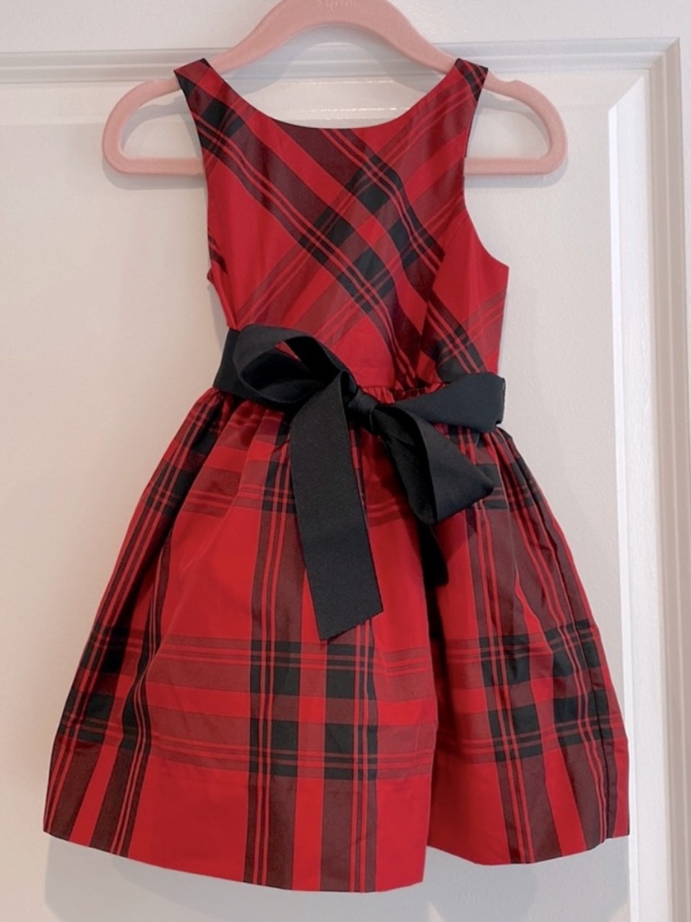 Polo Ralph Lauren - Red and Black Plaid Dress - Size 2T